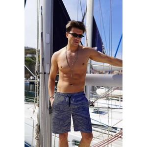 Miami Beach Fermuarlı Cepli Su İtici Diz Üstü Erkek Deniz Şortu 133