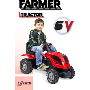 Ujtoys - Akülü 6V Traktör