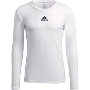 Team Base Tee Erkek Futbol Uzın Kollu Antrenman Tişörtü GN5676 Beyaz