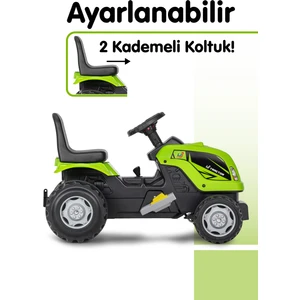 Ujtoys - Akülü Kumandalı 6V Traktör