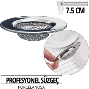 Profesyonel 7.5 cm Çap Lavabo Süzgeci