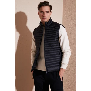 Regular Fit Dik Yaka Cepli Kapitone Şişme Yelek Erkek YELEK 497KIM