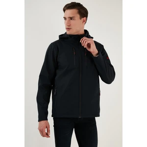 Suya ve Rüzgara Dayanıklı Kapüşonlu Softshell Mont Erkek MONT 5855045