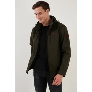 Suya ve Rüzgara Dayanıklı Kapüşonlu Softshell Mont Erkek MONT 5855045