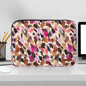 Booms Bag MacBook Air/pro Ultrabook 13-14 Inç Su Geçirmez Fermuarlı Darbe Önleyici Laptop Notebook Çantası-Paint