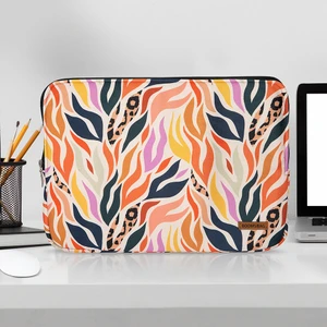 Booms Bag MacBook Air/pro Ultrabook 13-14 Inç Su Geçirmez Fermuarlı Darbe Önleyici Laptop Notebook Çantası-Fire