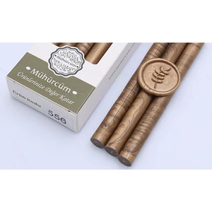 Mühür Mumu Çubuk 11MMX120MM 10LU Paket MODEL:556 Açık Bronz Altın