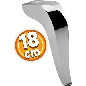 Harvey Lüks Mobilya Kanepe Sehpa Tv Ünitesi Koltuk Ayağı 18 Cm Krom Baza Ayakları