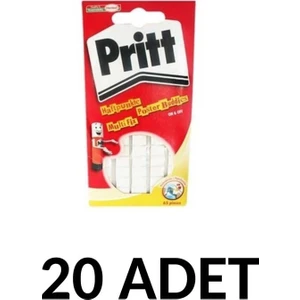 20 Adet Patafix Multifix Hamur Yapıştırıcı 65 Parça