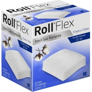 Roll Flex Gaz Kompress 7,5cm x 7,5cm 50'li