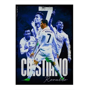 Cristiano Ronaldo Futbol Hediyelik Mdf Tablo