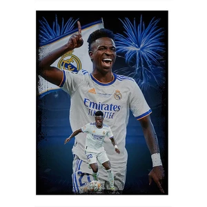 Vinicius Junior Futbol Hediyelik Mdf Tablo