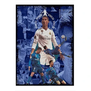 Cristiano Ronaldo Futbol Dekoratif Mdf Tablo
