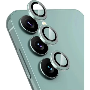 Samsung Galaxy S23 Plus S916 Uyumlu Kamera Lens Koruyucu Kırılmaz Metal Çerçeveli Kamera Lens Koruma