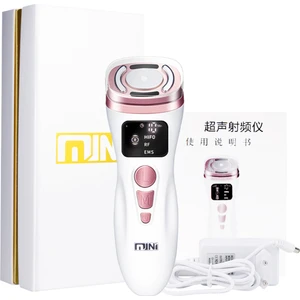 Yeni Hifultrasound Yüz Sıkılaştırma Germe Cilt Bakım Cihazı Mini  Toparlama Cihazı Rf Ems Cihazı