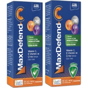 Edis Pharma Max Defend C Vitamini D Vitamini ve Çinko 30 Saşe x 2 Adet