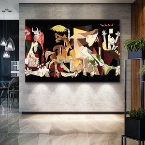 SML Tablo Guernica Tablosu Pablo Picasso Ünlü Ressam Kanvas Tablo