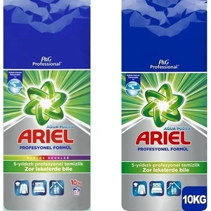 P&g Professional 10 kg + Professional Parlak Renkler 10 kg Toz Çamaşır Deterjanı
