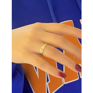 Kibrit Çöpü 5 mm 14 Ayar Altın Alyans Yüzük Kadın Erkek Unisex