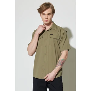 All Terrain GearAll Terrain Gear Regular Fit Normal Kesim Esnek Taş Rengi Kısa Kollu Gömlek