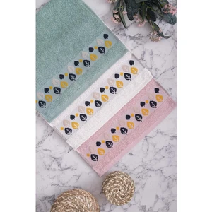 Vevien Home Foglia %100 Pamuklu | Bulaşık Kurulama | 3'lü Mutfak Havlu Seti | 30X50 cm