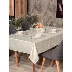 Cotton Box Jakarlı Dertsiz Masa Örtüsü Lavinia Krem 155X160