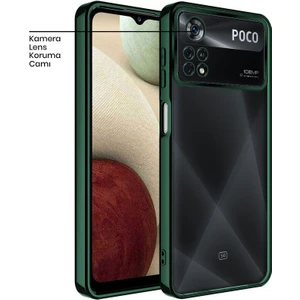 Xiaomi Poco X4 Pro 5g Kılıf Zebana Glint Silikon Kılıf Yeşil