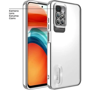 Xiaomi Redmi 10 Kılıf Zebana Glint Silikon Kılıf Gri