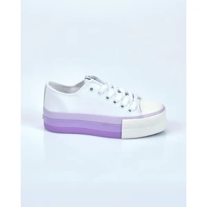 Beyaz-Lila Kadın Sneakers BN-30937