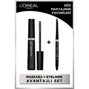 L'oréal Paris Telescopic Lift Maskara + L'oréal Paris Infaillible Automatic Jel Göz Kalemi