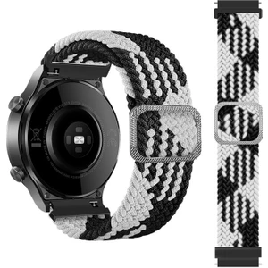 Huawei Gt3 Pro 46MM Için Esnek Örgülü Kumaş Kordon Kayış - KY29