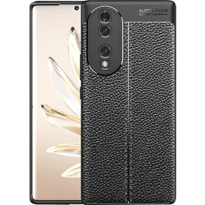 Kip GSM Huawei Honor 70 Kılıf Deri Görünümlü Niss Silikon Kapak