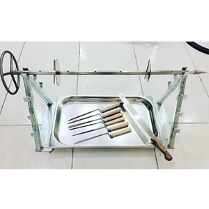 Paslanmaz Cağ Kebap Seti 75 Cm