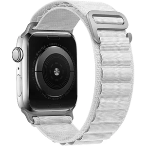 Apple Watch 38 mm / 40 mm / 41 mm Için Kancalı Hasır Kumaş Kordon Kayış - KY71-1