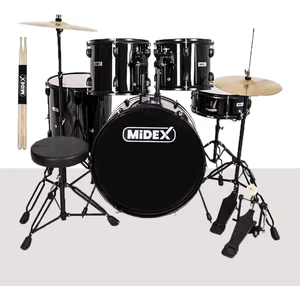 CD900X-BK 22'' yetişkin akustik Bateri Davul Seti 22B-13T-12T-16F-14S (5 Parça)
