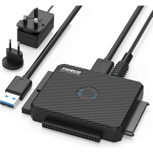 USB 3.0 To 2.5 / 3.5 / 5.25 Sata Ide HDD SSD Hardddisk Çevirici Kablo - Backup Özellikli