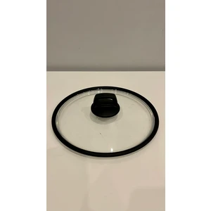 Casa Milano Siyah S Silikon 26 cm Cam Kapak & Tepe