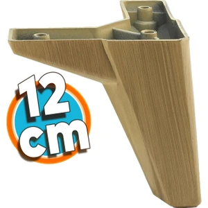 Mobilya Yatak Kanepe Sehpa Baza Tv Ünitesi Koltuk Ayağı Açık Ceviz 12 cm Ayak