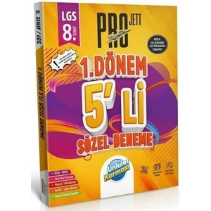 Ünlüler Karması 8. Sınıf LGS Sözel 1. Dönem Pro Jett 5 Li Deneme