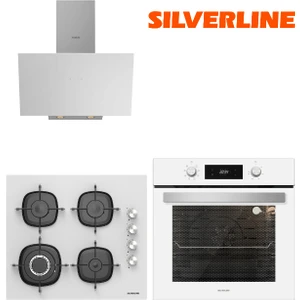 Sılverlıne 3'lü Ankastre Set (BO6504W01-3481 BEYAZ-CS5629W01)