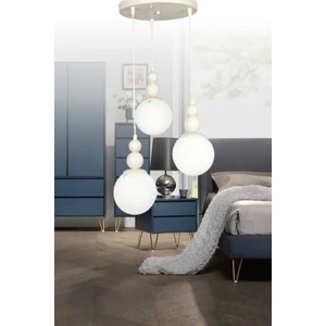 Veda Light Venüs 3'lü Sarkıt Model- Hakiki Cam- Oturma Odası- Salon- Yatak Odası Modern Avize