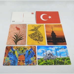 Gifts Turkiye Giftsturkiye Kartpostal Değerlerimiz Yılbaşı Hediye 6 Adet