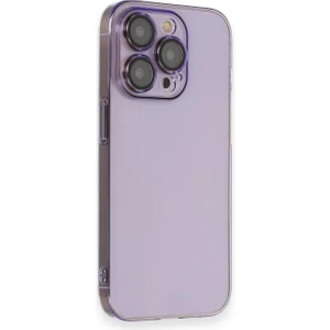 Apple iPhone 13 Pro Max Kılıf Hard Fit Şeffaf Sararmaz Lensli Kapak