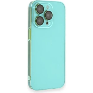 Apple iPhone 13 Pro Max Kılıf Hard Fit Şeffaf Sararmaz Lensli Kapak
