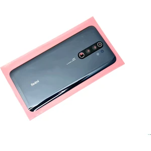 Xiaomi Redmi NOTE 8 PRO Arka Kapak Batarya Kapağı (Cam Kamera Camı) Siyah