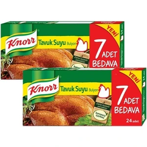 Tavuk Suyu Bulyon (24 Adet), 2 Paket
