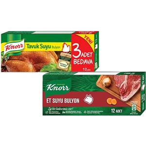 Et Suyu Bulyon (12 Adet)+Tavuk Suyu Bulyon (12 Adet)