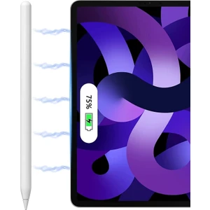 Apple iPad Dokunmatik Kalem Manyetik Şarj Eğim Algılama Avuç Içi Algılama Palm Rejection Kalem