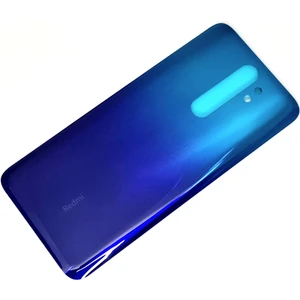 Redmi Note 8 Pro Arka Pil Batarya Kapağı (Cam) Mavi