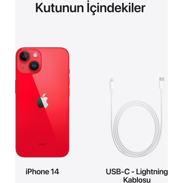 iPhone 14 128 GB Kırmızı Fiyatı, Taksit Seçenekleri ile Satın Al